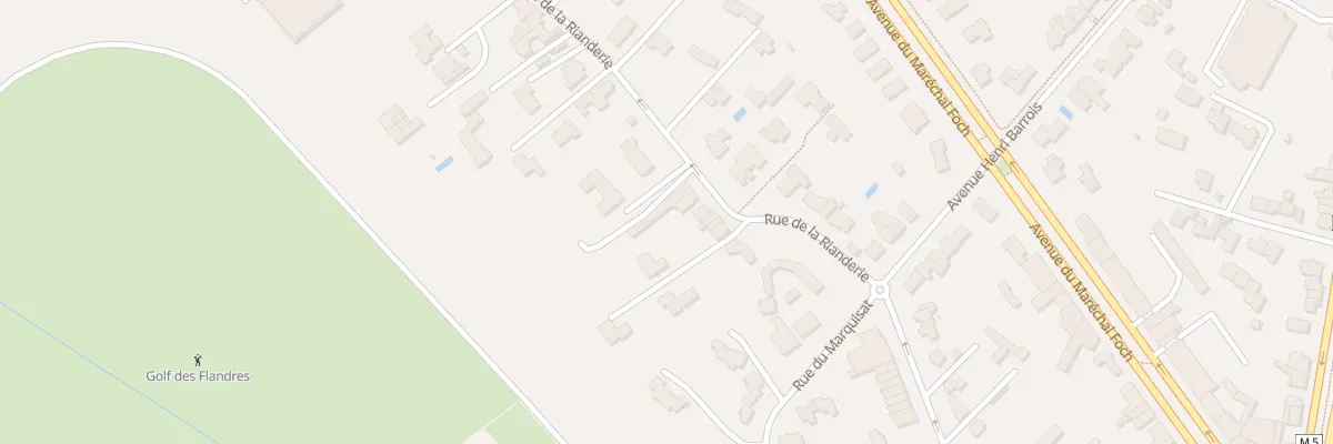 Plan du 188 Rue de la Rianderie à Marcq-en-Barœul