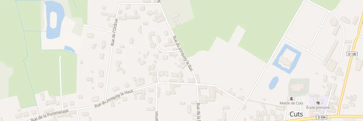 Plan du 67 Rue du Jonquoy-le-bas à Cuts