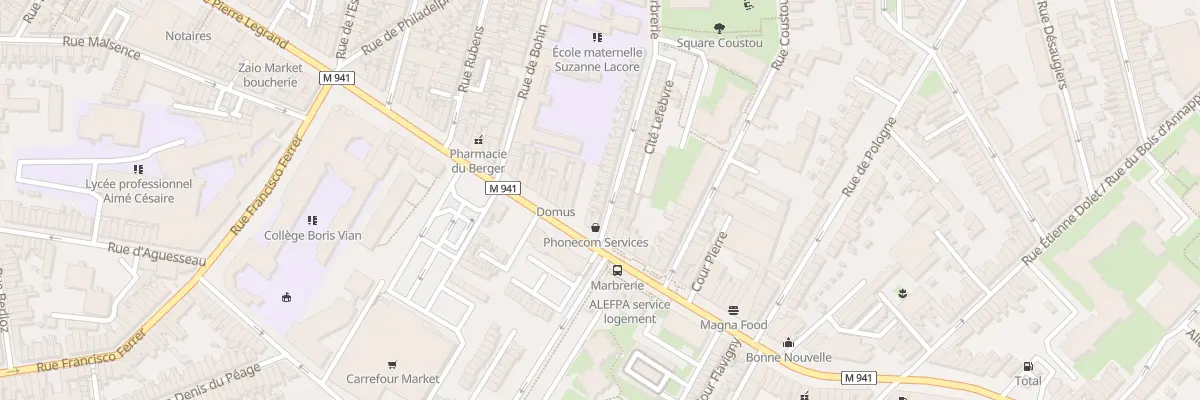 Plan du 5 Rue de la Marbrerie à Lille