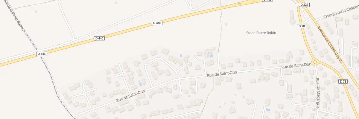 Plan du 35 Rue de Saint Don à Riom