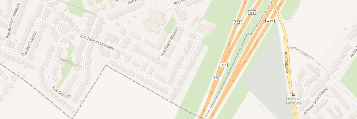 Plan du 76 Rue Pierre Mauroy à Ronchin