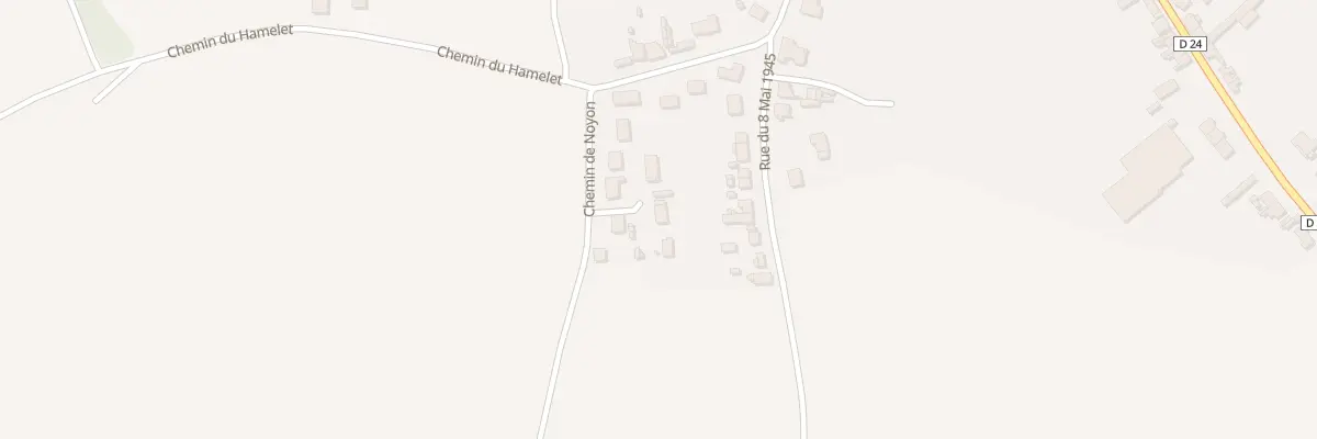 Plan du 9 Che de Noyon à Roisel