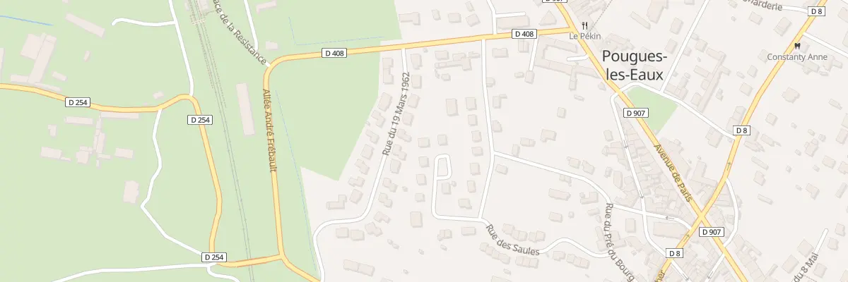 Plan du 119 Imp des Acacias à Pougues-les-Eaux