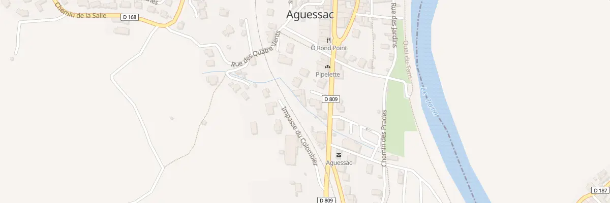 Plan du 11A Av des Causses à Aguessac