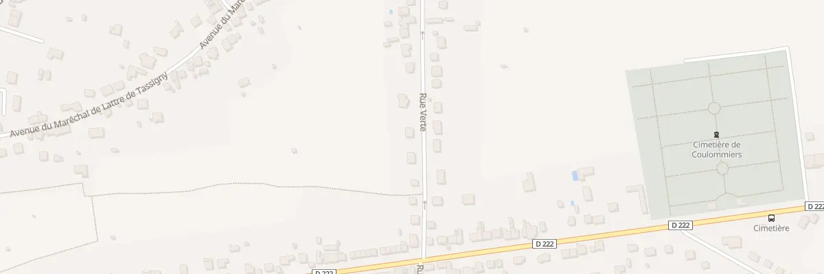Plan du 9 Rue Verte à Coulommiers