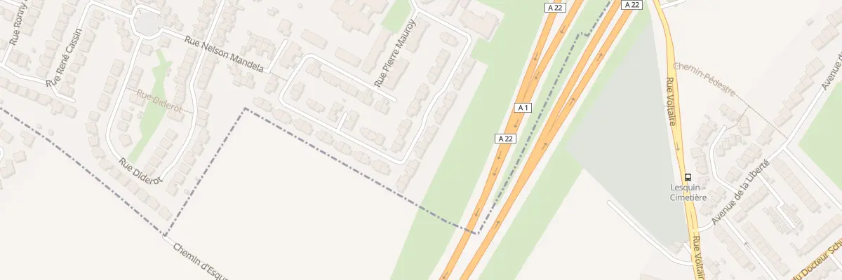 Plan du 77 Rue Pierre Mauroy à Ronchin