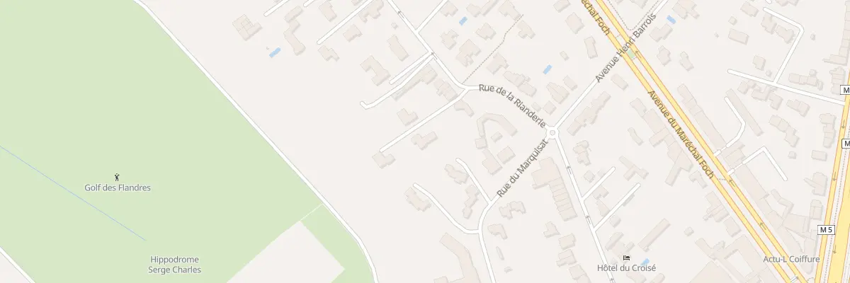 Plan du 202 Rue de la Rianderie à Marcq-en-Barœul