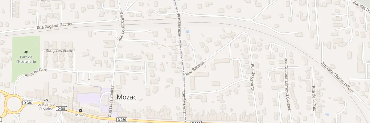 Plan du 38 Rue Sarrazin à Riom