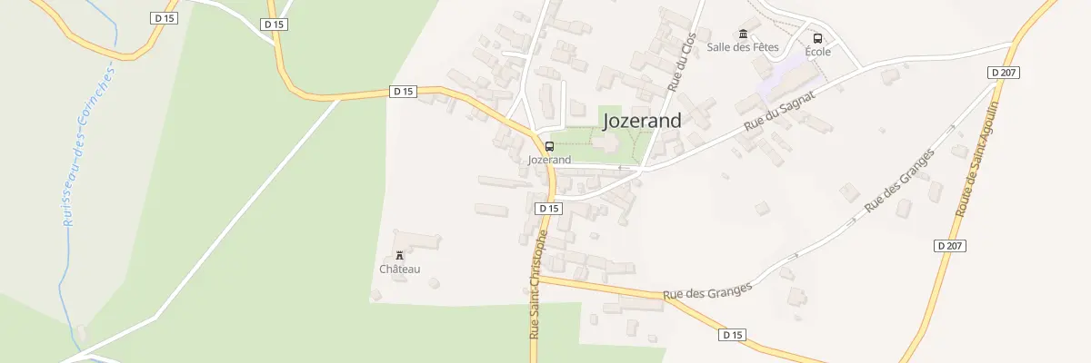 Plan du 1 Pl de la Fontaine à Jozerand