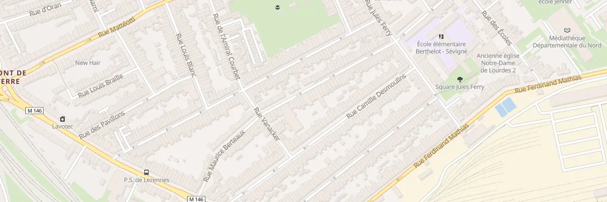 Plan du 77 Rue Maurice Berteaux à Lille