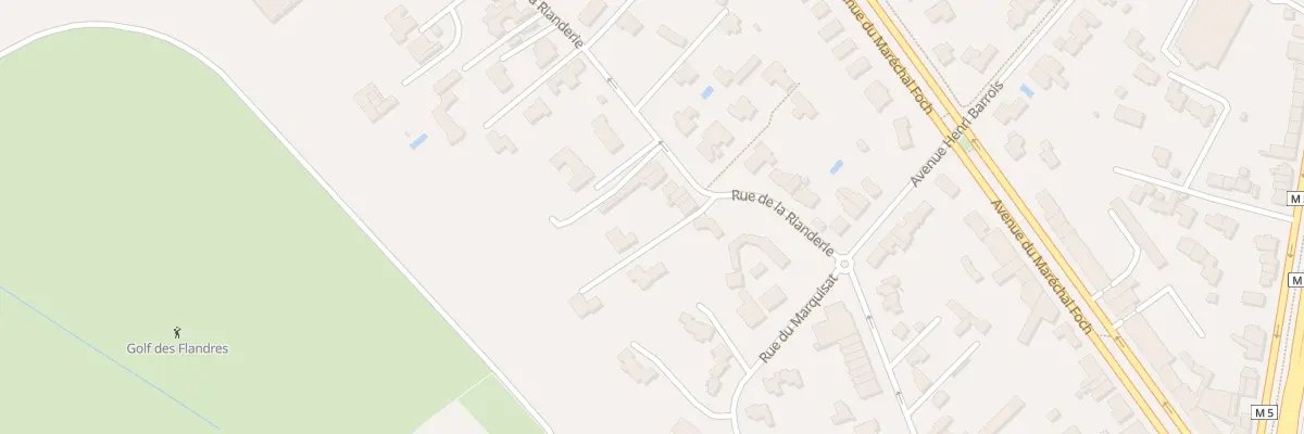 Plan du 194 Rue de la Rianderie à Marcq-en-Barœul