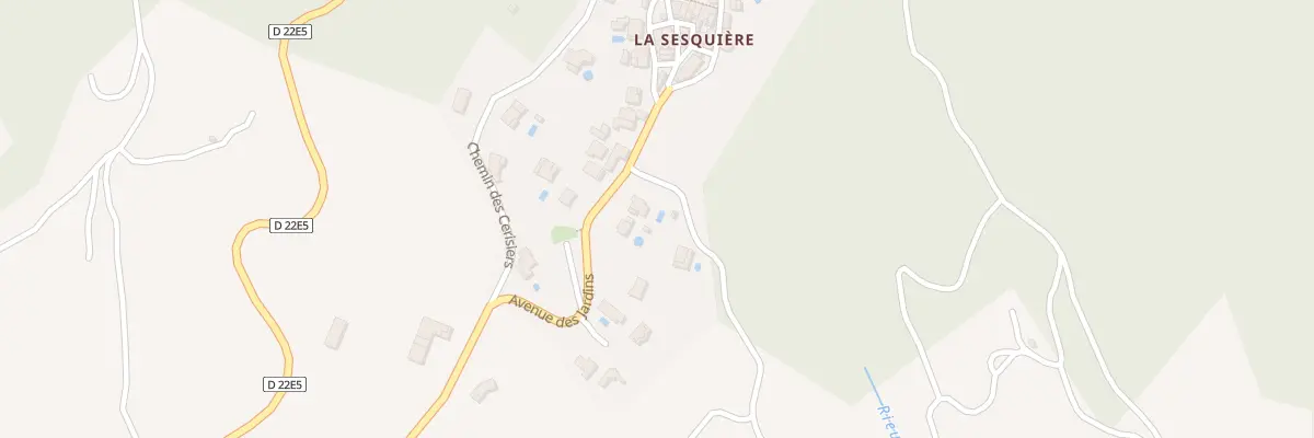 Plan du 5187 La Sesquiere à Taussac-la-Billière
