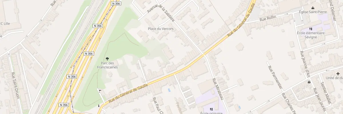 Plan du 41 Rue du Général De Gaulle à Mons-en-Barœul