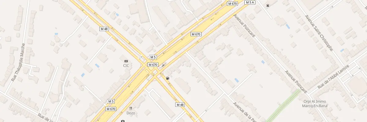 Plan du 942B Av de la République à Marcq-en-Barœul