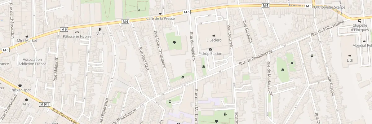 Plan du 50 Rue des Métiers à Lille