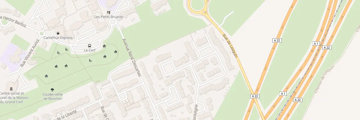 Plan du 5 Rue Blaise Pascal à Ronchin