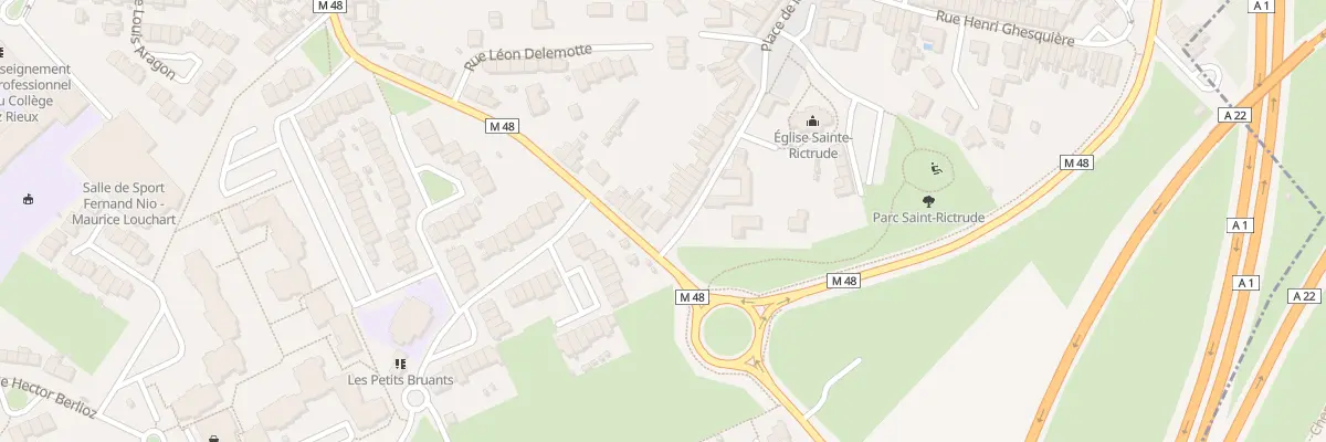 Plan du 50 Rue de Lesquin à Ronchin