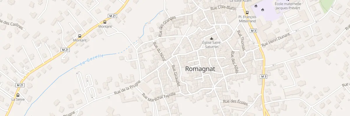 Plan du 45 Rue Mal Foch à Romagnat