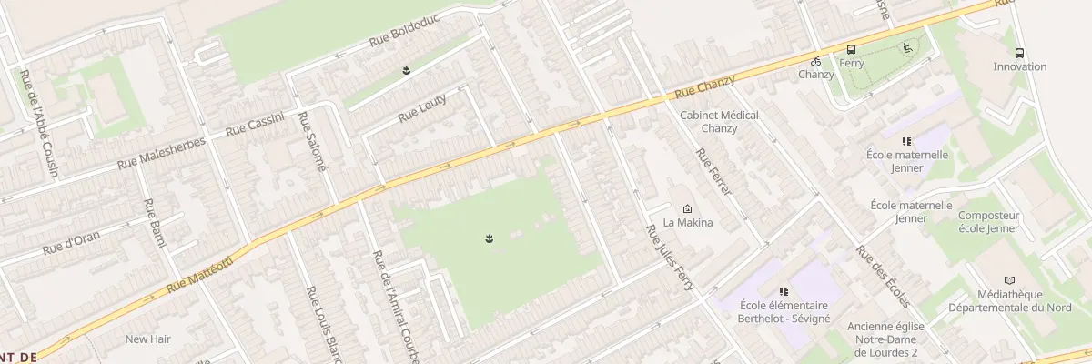 Plan du 283 Rue Chanzy Hellemmes à Lille