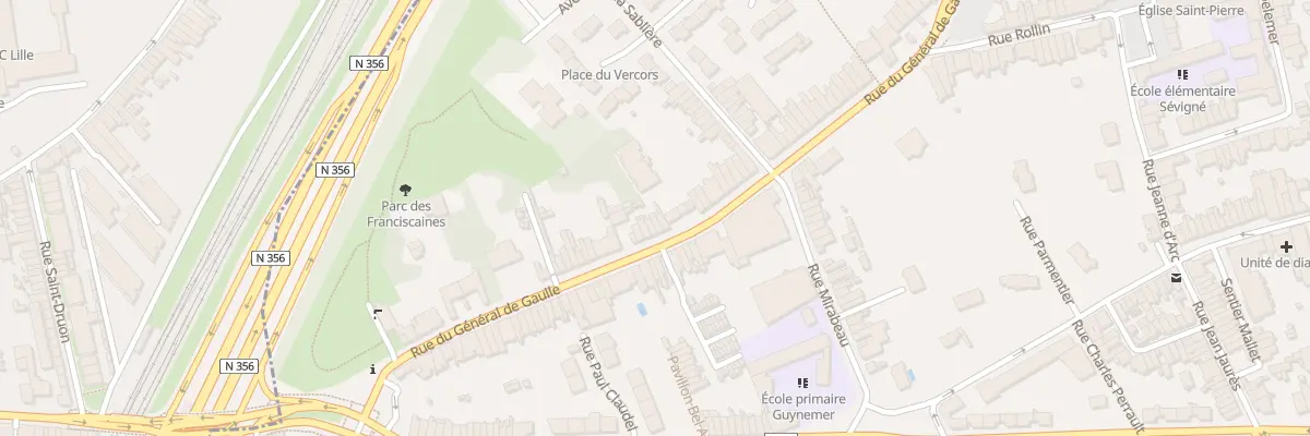Plan du 37 Rue du Général De Gaulle à Mons-en-Barœul