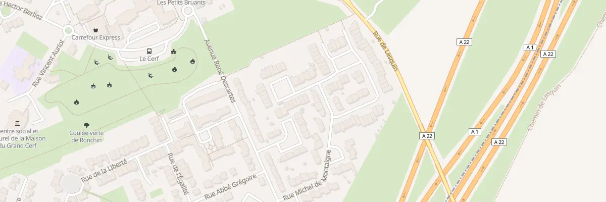 Plan du 16 Rue Blaise Pascal à Ronchin