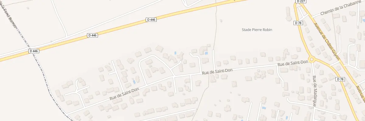 Plan du 31 Rue de Saint Don à Riom