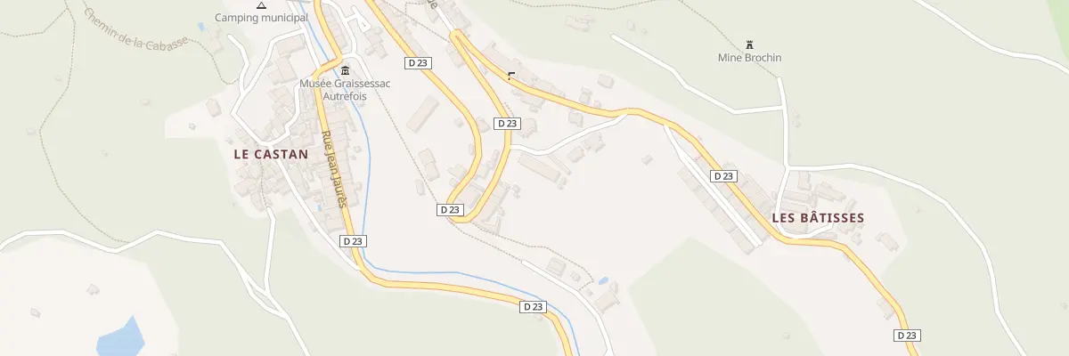 Plan du 4 Coutelet à Graissessac