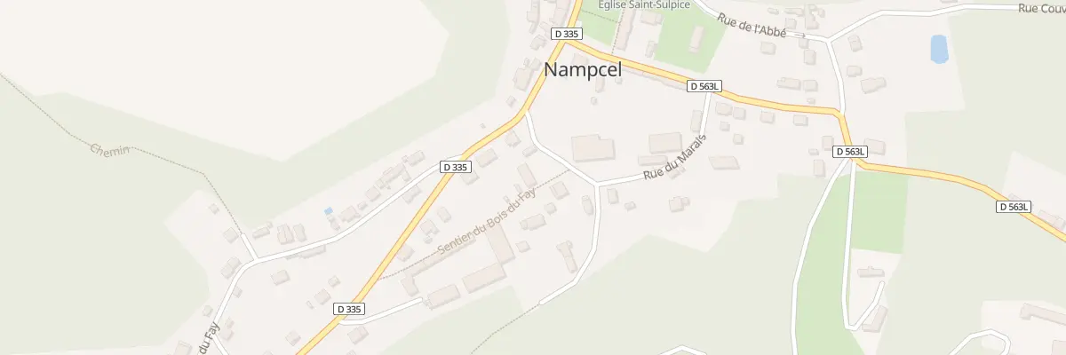 Plan du 2 Rue de la Fontaine St Sulpice à Nampcel