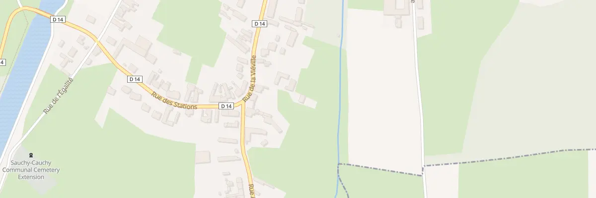 Plan du 29 Rue de la Vieville à Sauchy-Cauchy