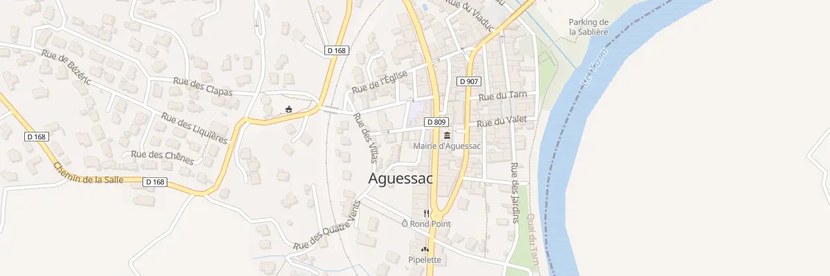 Plan du 2 Rue des Quatre Vents à Aguessac