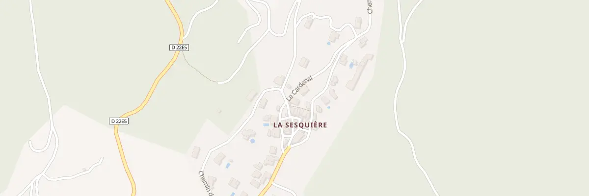 Plan du 5285F La Sesquiere à Taussac-la-Billière