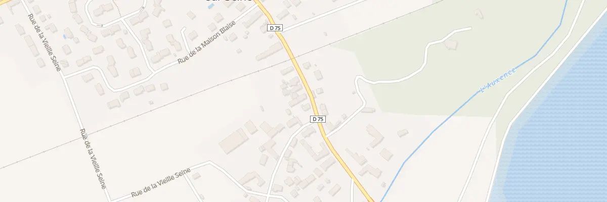 Plan du 28 Rue de la Gare à Châtenay-sur-Seine