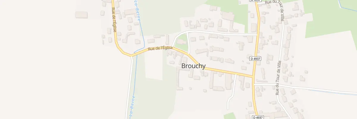 Plan du 201 Rue de l’Eglise à Brouchy