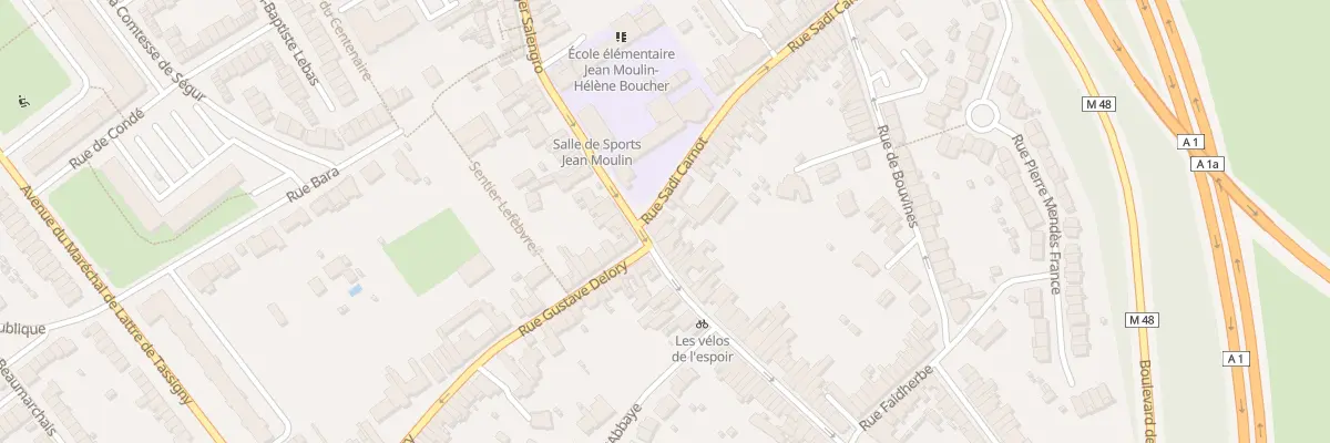 Plan du 62 Rue Roger Salengro à Ronchin