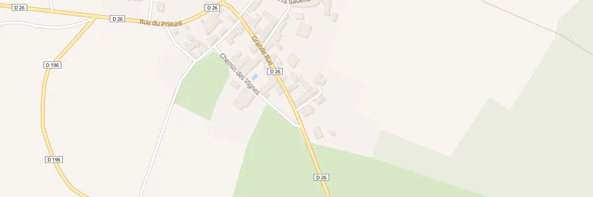 Plan du 15 Gr Grande Rue à Lixy