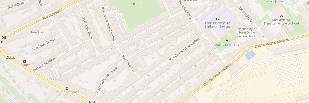 Plan du 71 Rue Maurice Berteaux à Lille