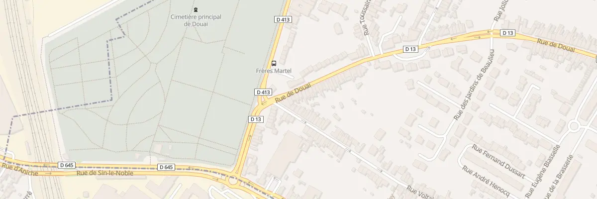 Plan du 1023 Rue de Douai à Sin-le-Noble