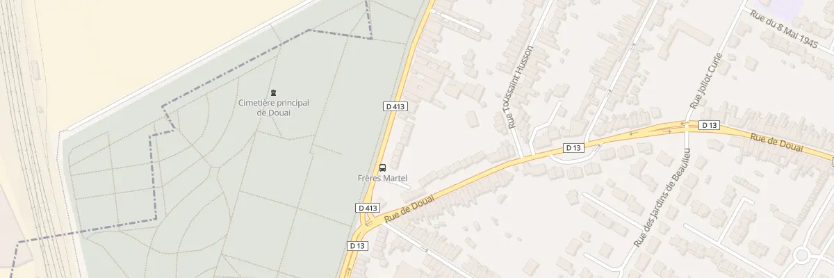 Plan du 228 Rue des Freres Martel à Sin-le-Noble