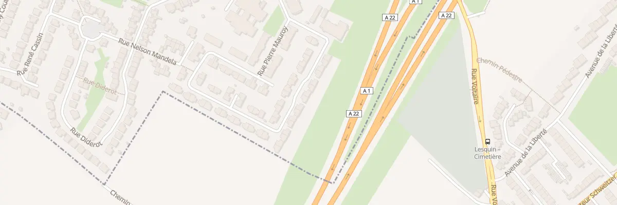 Plan du 83 Rue Pierre Mauroy à Ronchin
