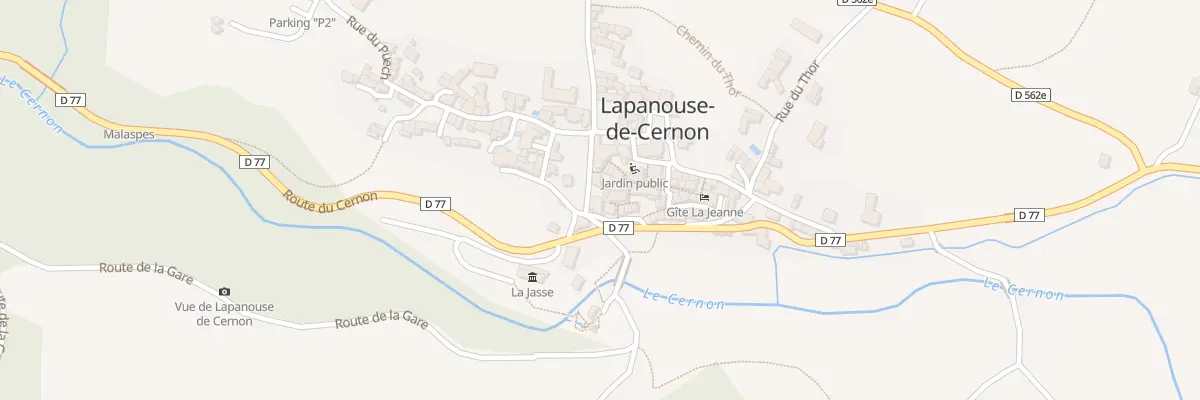 Plan du 5035 Lapanouse de Cernon à Lapanouse-de-Cernon
