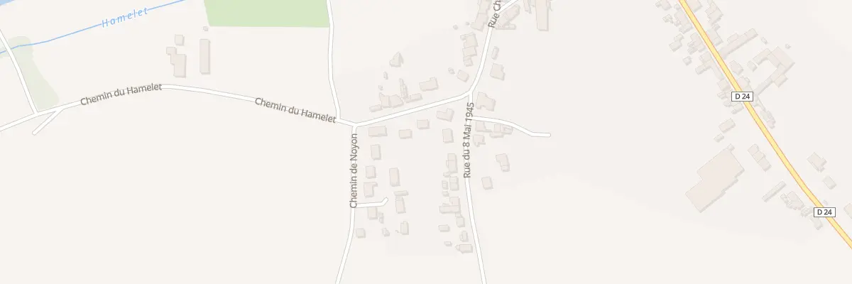 Plan du 25 Rue Charles Coutte à Roisel