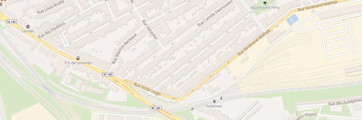 Plan du 45 Rue Ghesquières à Lille