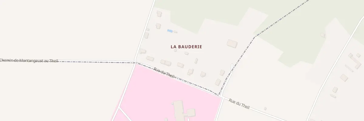 Plan du 206 La Bauderie à Aulnoy