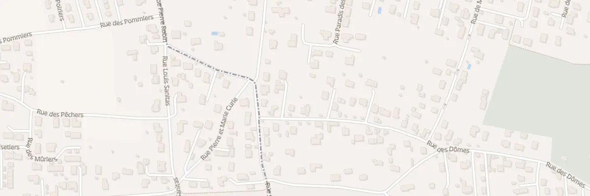 Plan du 61 Rue des Dômes à Riom