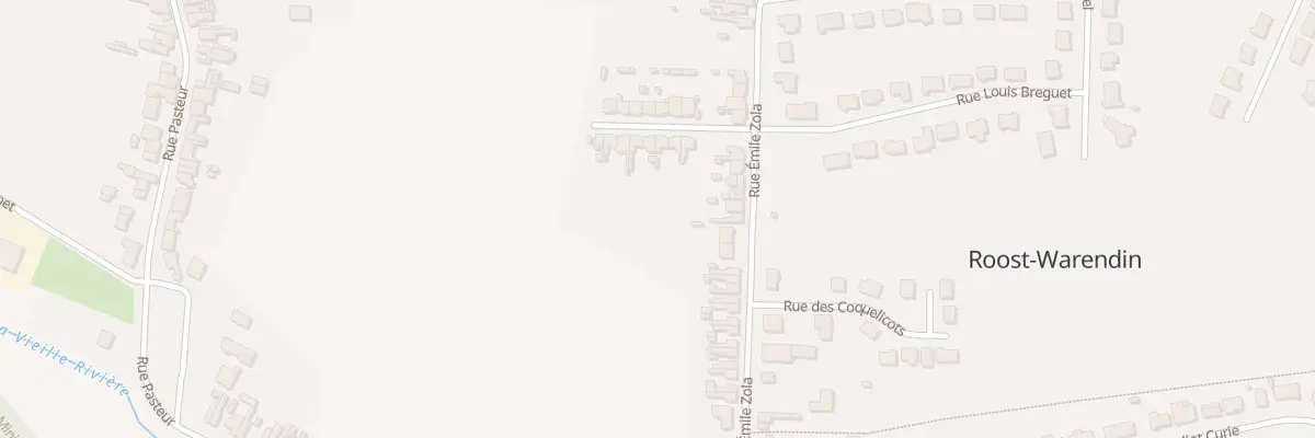 Plan du 349 Rue Emile Zola à Roost-Warendin