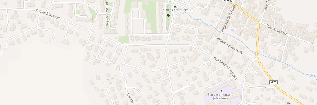 Plan du 2 Rue de la Pachat à Cébazat