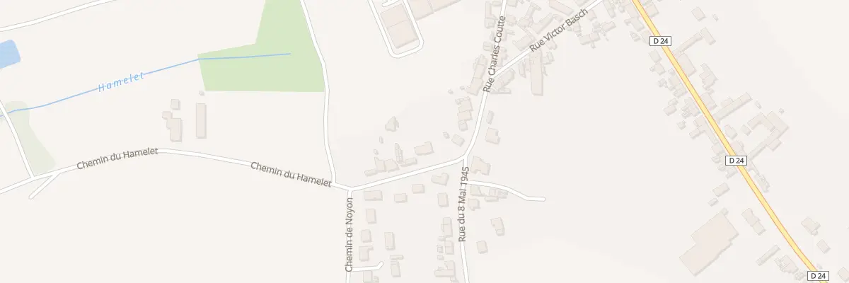 Plan du 24 Rue Charles Coutte à Roisel