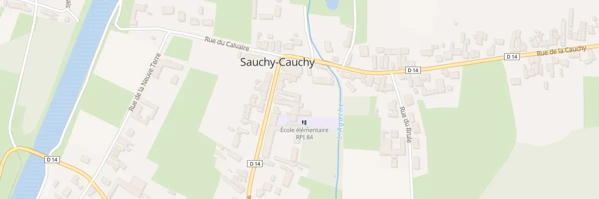 Plan du 7 Rue de la Vieville à Sauchy-Cauchy