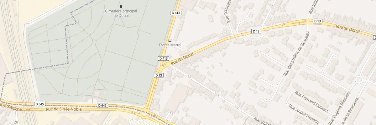 Plan du 1017 Rue de Douai à Sin-le-Noble