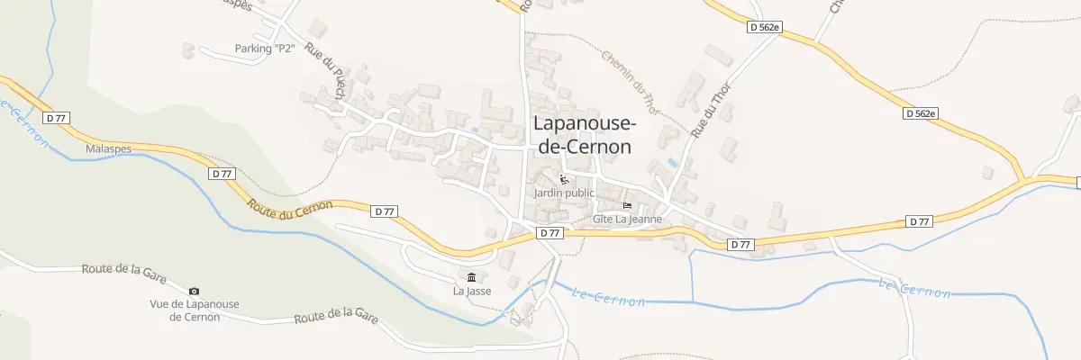Plan du 5100 Lapanouse de Cernon à Lapanouse-de-Cernon